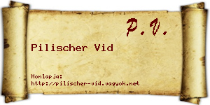 Pilischer Vid névjegykártya